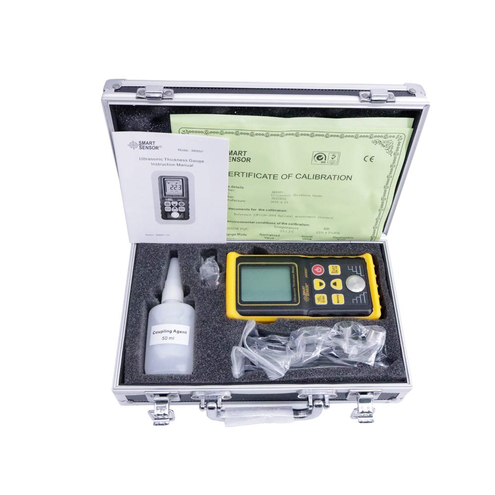Graigar Ultrasonic Thickness Gauge Smart Sensor AR850+ 1.2-225mm Digital Wall Thickness Meter
