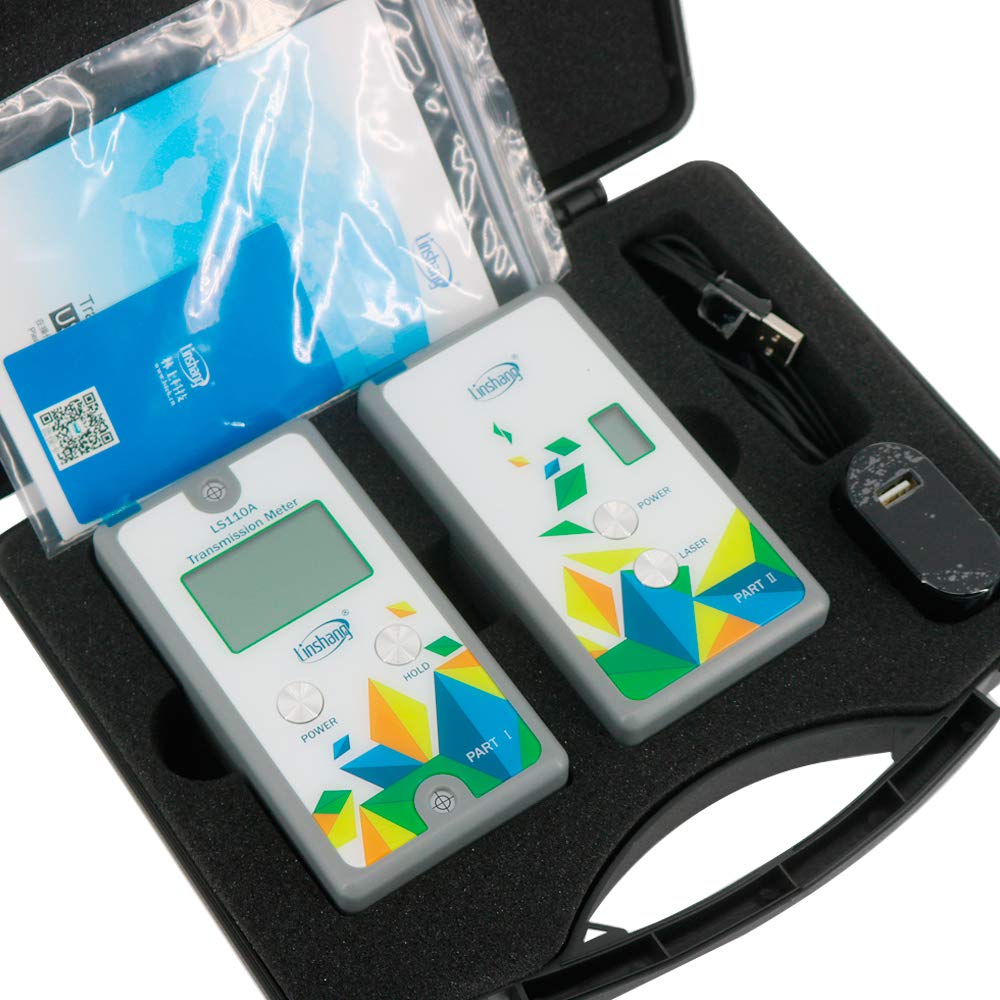 Graigar Split Transmission Meter Tester LS110A with IR UV Rejection 550nm Visible Light Transmittance for Glass Film Front Windshiled