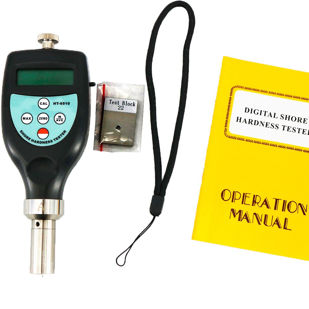 Graigar HT-6510A Digital Shore A Hardness Tester Meter with Range 0 to 100HA for Rubber Plastic Neoprene Soft PVC