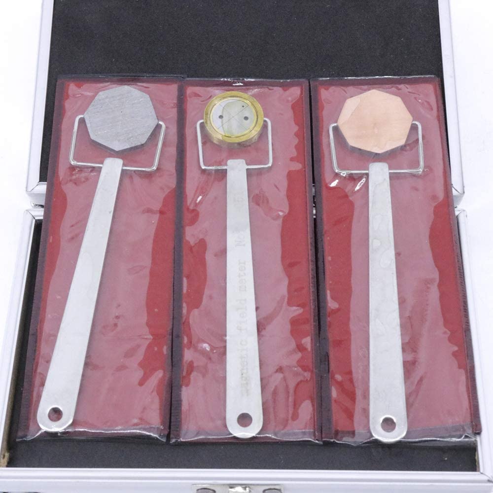 GPG01 Pie Gauge Magnetic Field Indicator Magnetic Particle Testing Block 3 Pieces Kit