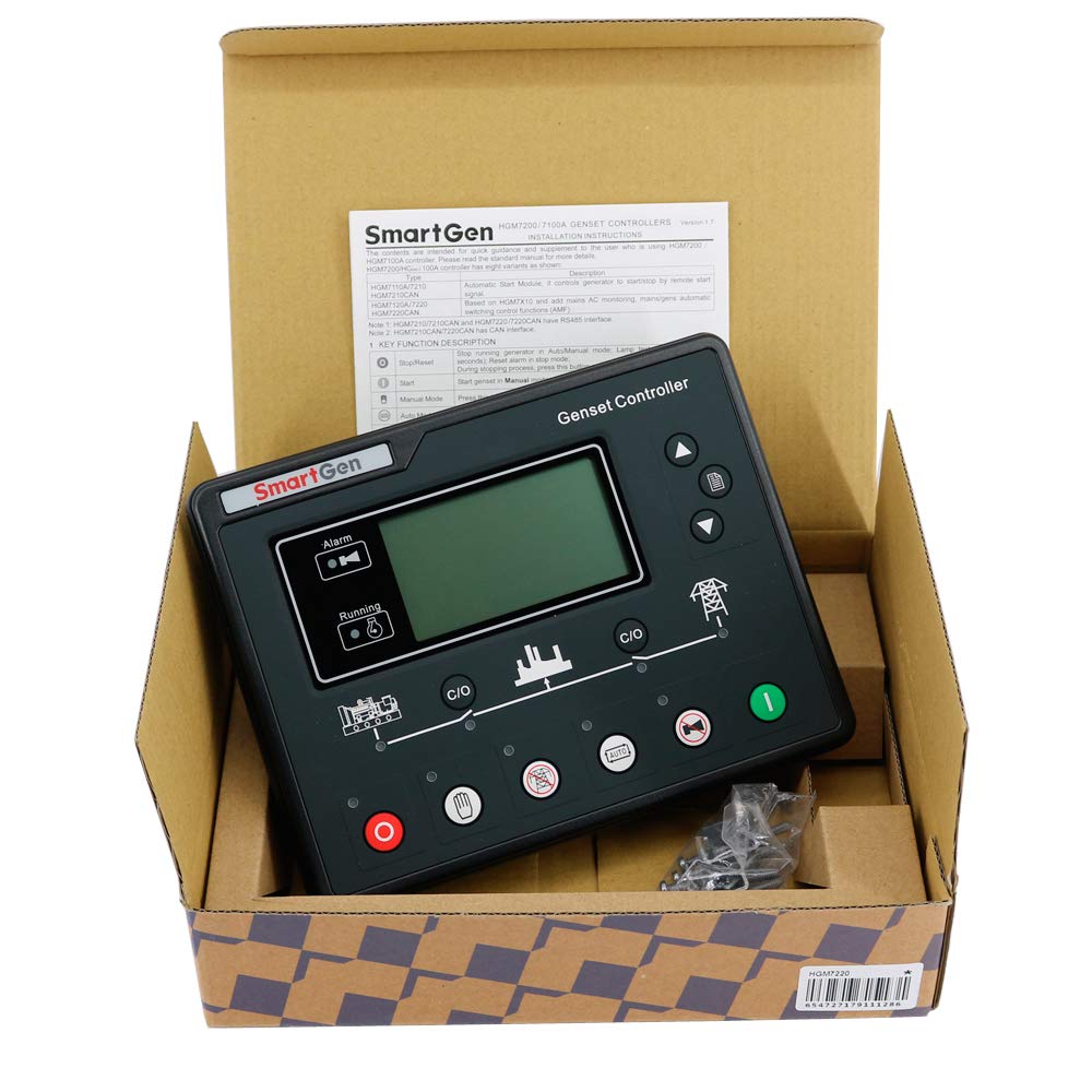 Graigar HGM7220 Genset Controller Generator Controller Diesel Generator Panel