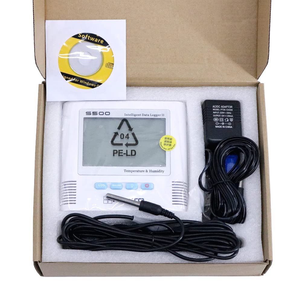 S500-DT Intelligent Temperature and Humidity Monitor Data Logger -40~+85℃