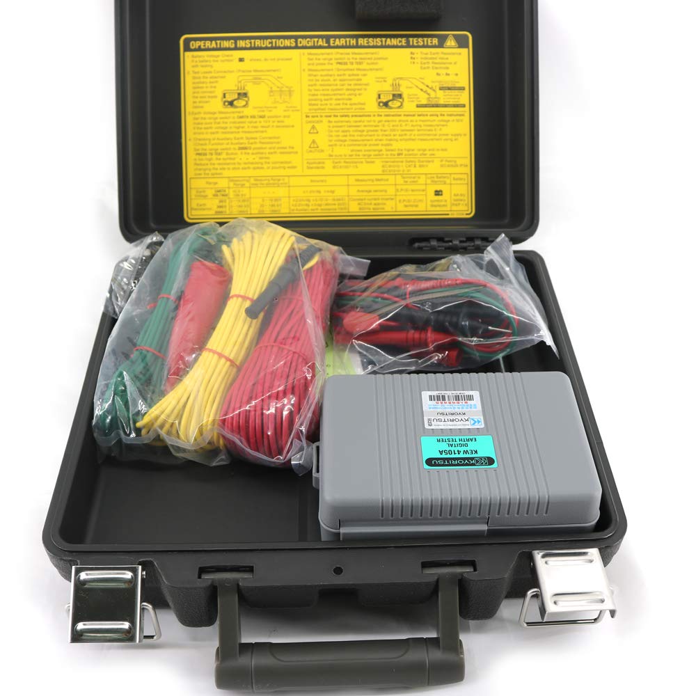 Graigar KEW4105A-H Digital Earth Tester Range 0-20/200/2000OHM Kyoritsu 4105AH Resistance Meter