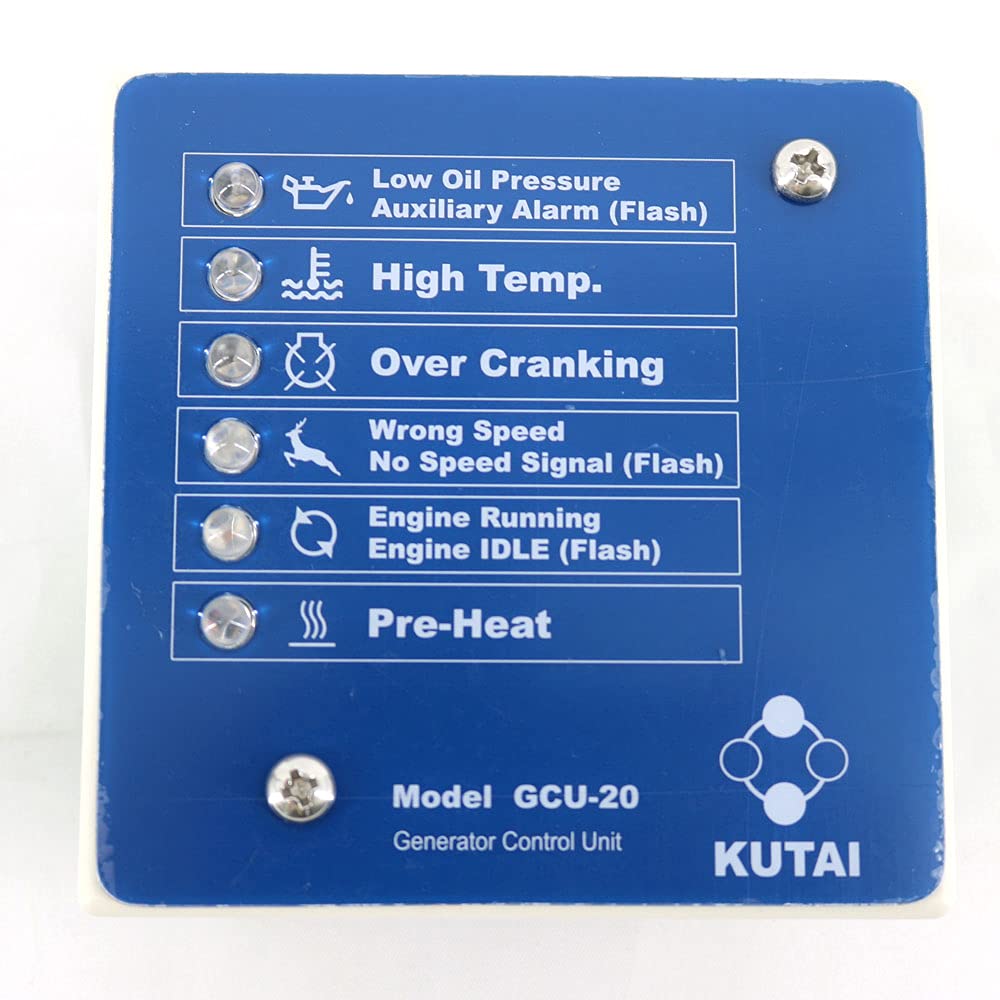 Original KUTAI GCU-20 Automatic Generator Controller Engine and Generator Control Unit