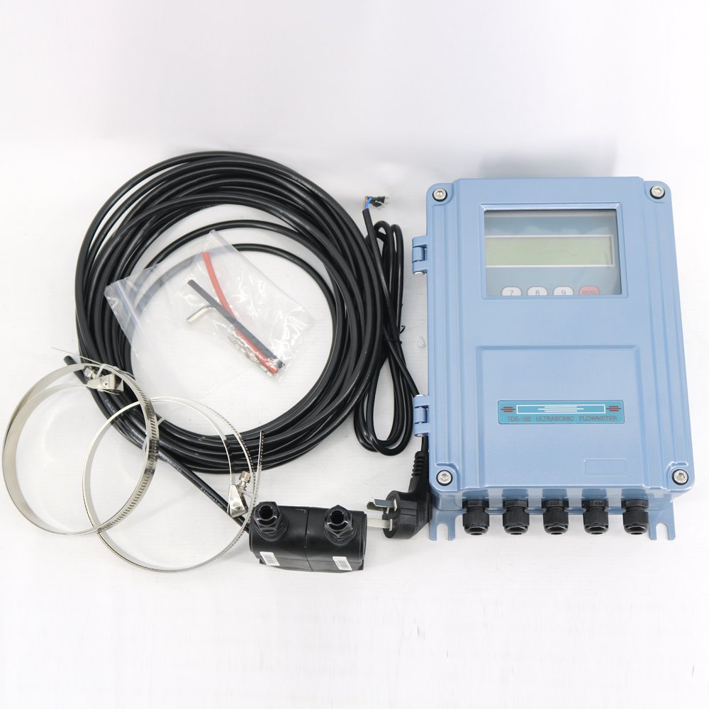 Graigar TDS-100F-M2 Fixed Ultrasonic Flowmeters Wall-Mount Flow Meter DN50-700mm 1.97-27.56in with M2 Transducer