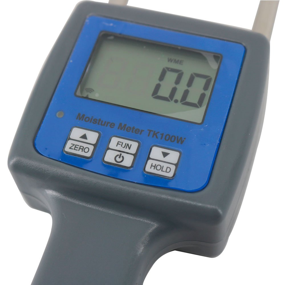 Graigar TK100W 4 Digital LCD Wood Sawdust Meter Hay Bale Bamboo Powder Moisture Fiber Tester