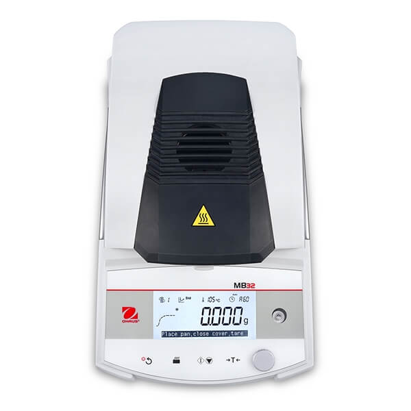 Ohaus MB32 Moisture Analyzer 90g Capacity 1 mg/0.01% Readability IR Heating Moisture Testing