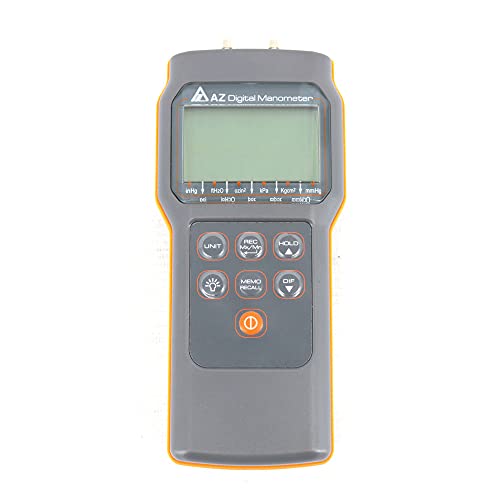 AZ82062 Portable Differential Pressure Gauge 6 psi Digital Manometer