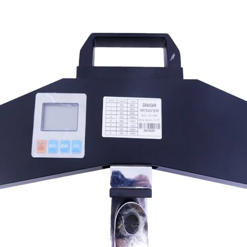 New ASZ-100KN Digital Rope Tension Meter Steel Ropes Tession Tester Diameter 20-34mm 100KN Max Load