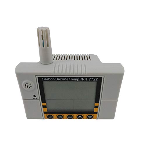 AZ7722 Digital Wall Mount Carbon Dioxide Tester CO2 Gas Tester Temperature and Humidity Meter Multifunction Air Tester