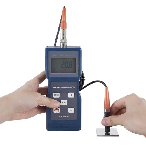 CM8820 Coating Thickness Meter Digital Thickness Gauge Measuring Range 0-2000um CM-8820