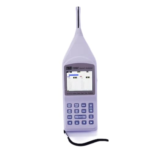 TES-1358C Sound Level Meter Analyzer Real Time 1/1 & 1/3 Octave Band Analysis