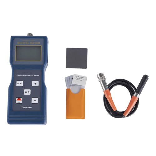 CM8820 Coating Thickness Meter Digital Thickness Gauge Measuring Range 0-2000um CM-8820