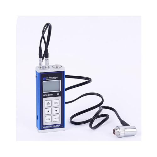 HCH-2000D Ultrasonic Thickness Gauge Digital Thickness Meter Measuring Range 0.75-350mm (# 45 Steel)