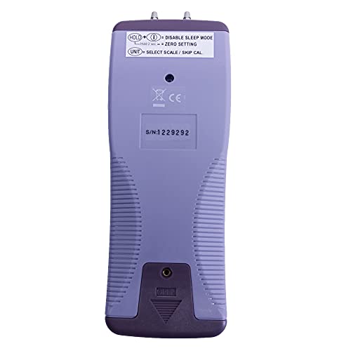 AZ8252 2PSI Portable Digital Manometer Differential Pressure Meter Pressure Gauge