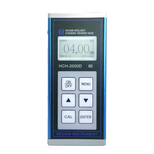 HCH-2000D Ultrasonic Thickness Gauge Digital Thickness Meter Measuring Range 0.75-350mm (# 45 Steel)