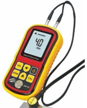 GM100 Ultrasonic Thickness Gauge 1.2-225mm(Steel) Digital LCD Ultrasonic Thickness Meter Tester Gauge