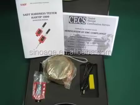 Digital portable metal rockwell hardness tester price HARTIP1800 with D&DL 2-in-1 probe