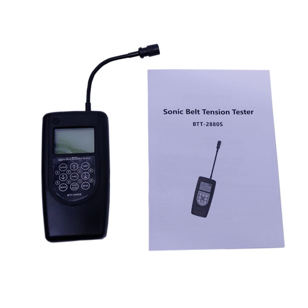 New BTT-2880S Digital Sonic Belt Tension Tester Range 10-680Hz Portable Belt Tension Gauge