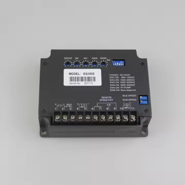 EG3002 Generator Speed Governor Diesel Generator Speed Control Unit Replace Kutai Engine