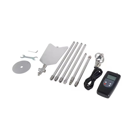 FM-100V10 Portable Flow Rate Meter Portable Water Velocity Tester Flow Meter Speed Range 0.01-10.00 m/s