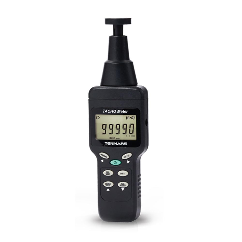 Tenmars TM-4100/TM-4100D Tacho Meter Digital Tachometer Detection Distance 50mm to 500mm (1.58 to 19.7) TM-4100
