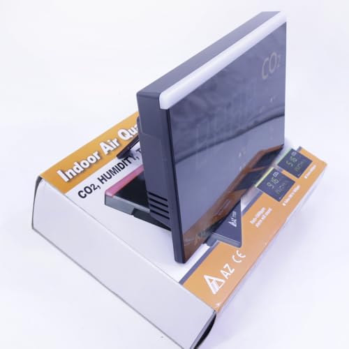 AZ7729 Wall-Mount Indoor Air Quality Meter Carbon Dioxide Monitor Humidity and Temperature Monitor CO2 Range 0~9999ppm