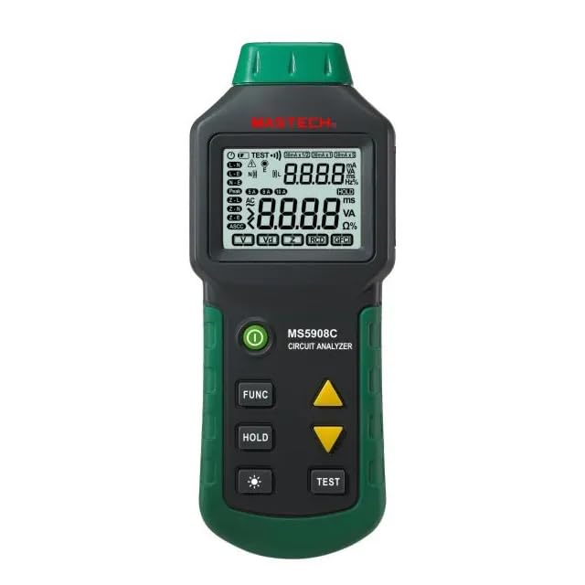 MS5908A MS5908C Digital Circuit Analyzer Line Voltage Tester Range 85.0~265.0V RCD Trip Current Meter