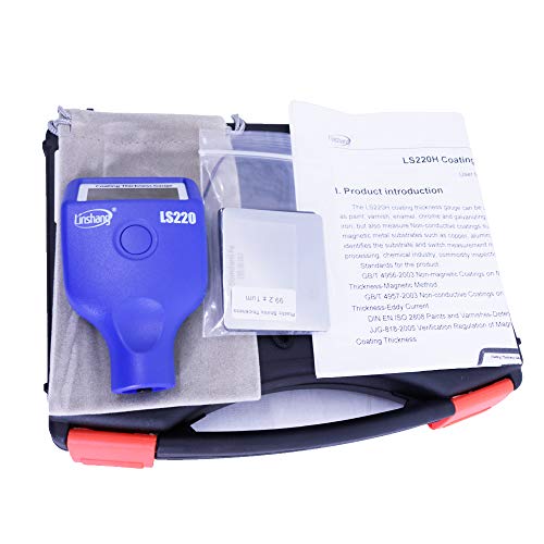 LS220H Dry Film Thickness Gauge Fe NFe Coating Thickness Meter Measuring Range 0.0-5000um