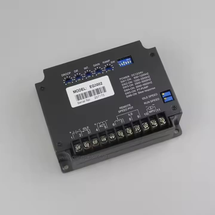 EG3002 Generator Speed Governor Diesel Generator Speed Control Unit Replace Kutai Engine