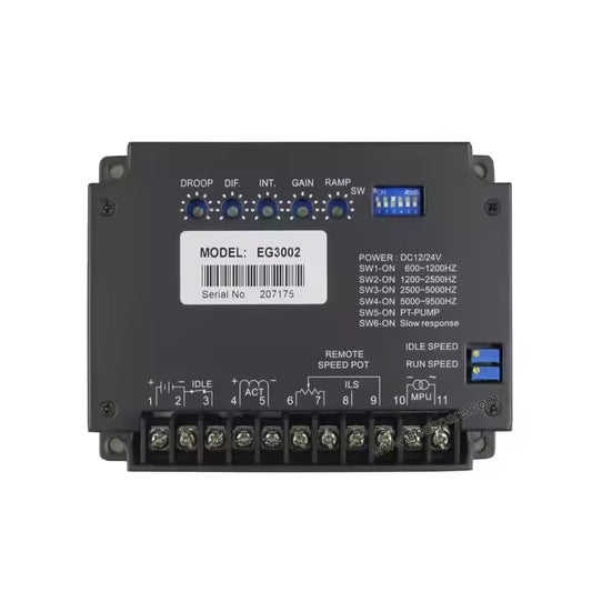 EG3002 Generator Speed Governor Diesel Generator Speed Control Unit Replace Kutai Engine