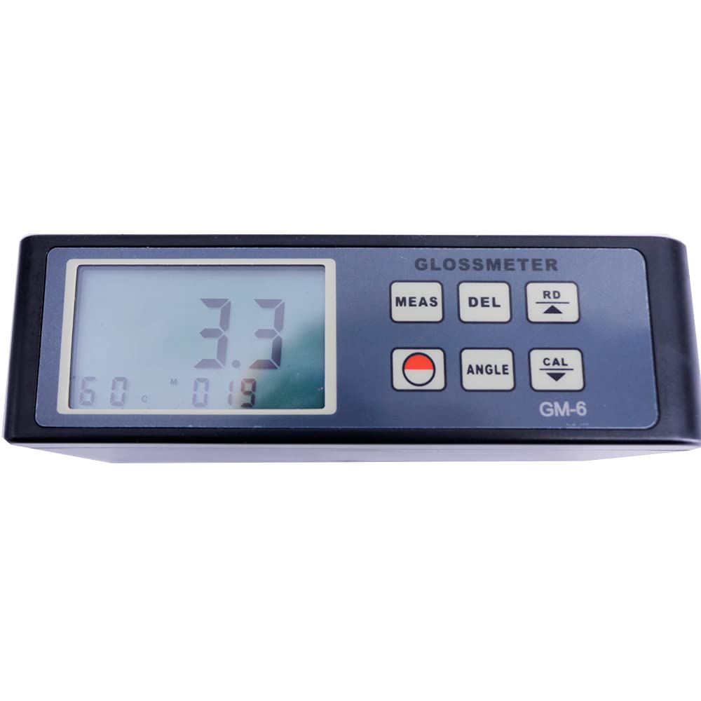 GM-6 Digital Gloss Meter 60 Angle 0.1~200 Rechargeable Gloss Tester