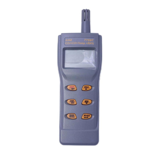 AZ77597 Combo Portable CO CO2 Temperature Humidity Data Logger Carbon Dioxide Recorder Combo IAQ Meter