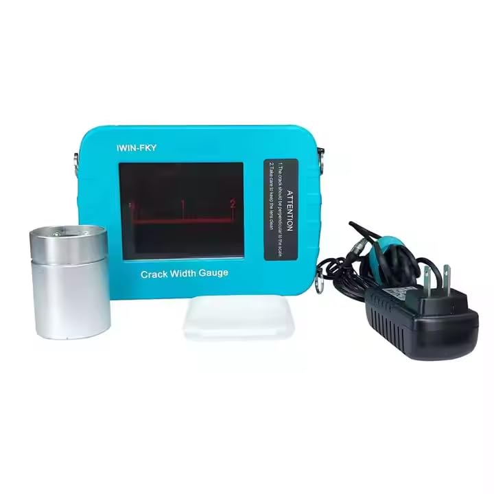 Graigar GTJ-FKY Digital Concrete Crack Width Tester Gauge Meter 0.01~2.00mm Bridges Tunnels Buildings Metal Surface Crack Width Slit Width Gauge