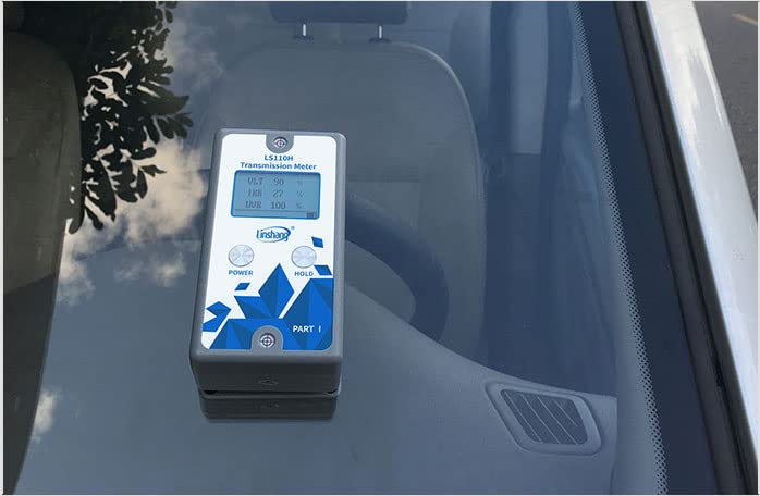 LS110H Digital Split Transmission Meter Glass Window Tint Light Solar Films Window Transmittance Tester VLT, IRR, UVR Value