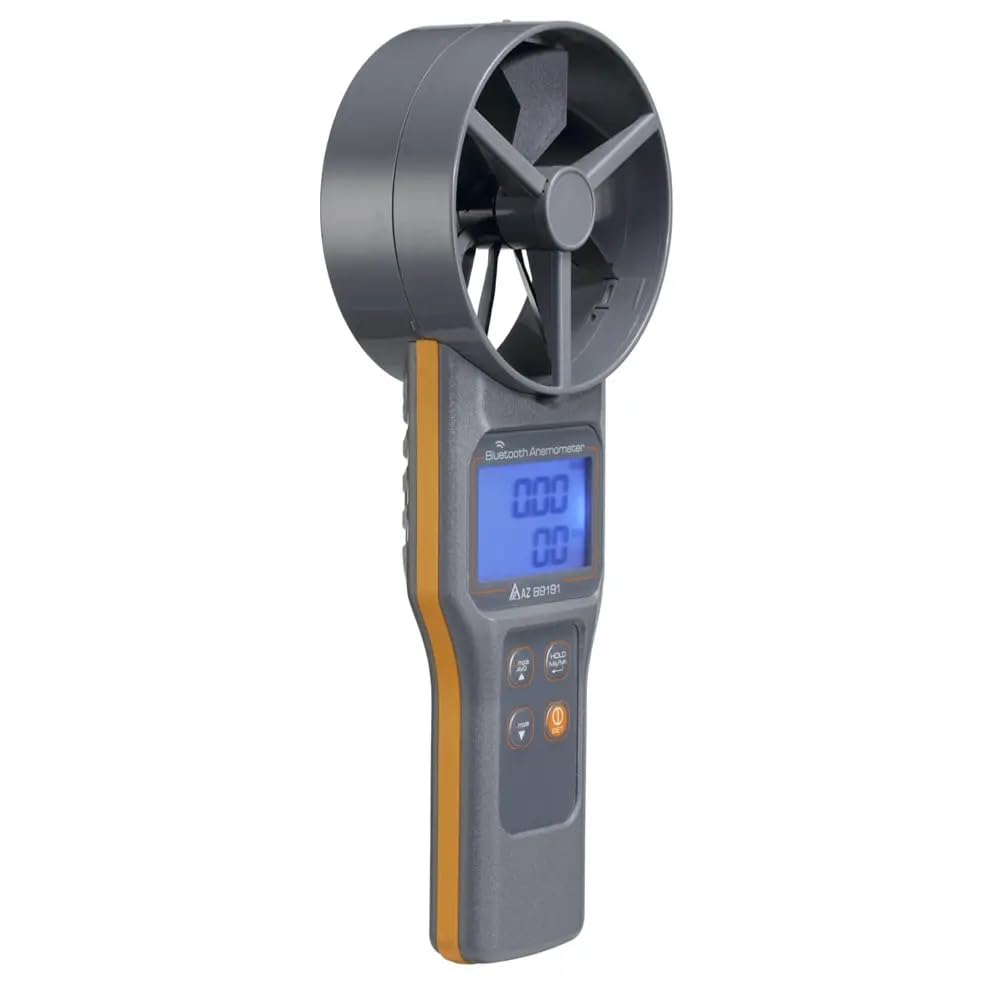 AZ89191 Bluetooth Temp./RH/CO2 Anemometer Wind Speed Meter Air Flow Meter Range 0.20~30.00m/s