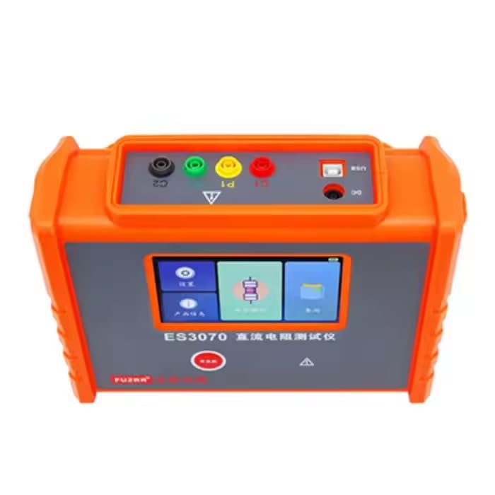 ES3070 DC Resistance Tester Micro ohm Meter Handheld DC Winding Resistance Tester 5A 10A DC Resistance Tester
