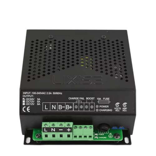 LIXiSE 24V 5A Battery Charger LBC2405B Power Supply for Generator
