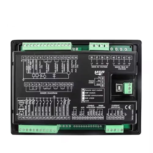LXC7110 Genset Control LCD SMS RS485 Parts Auto Manual Start Switch Panel Lixise LXC7120 Generator Controller