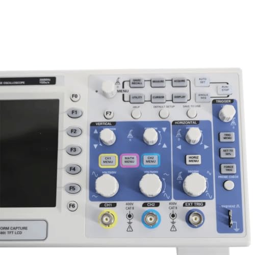 Hantek DSO5202B Digital 200MHz 2Channels Bench Oscilloscope1GS/s USB 7'' Color LCD 800x480 Record Length 1M