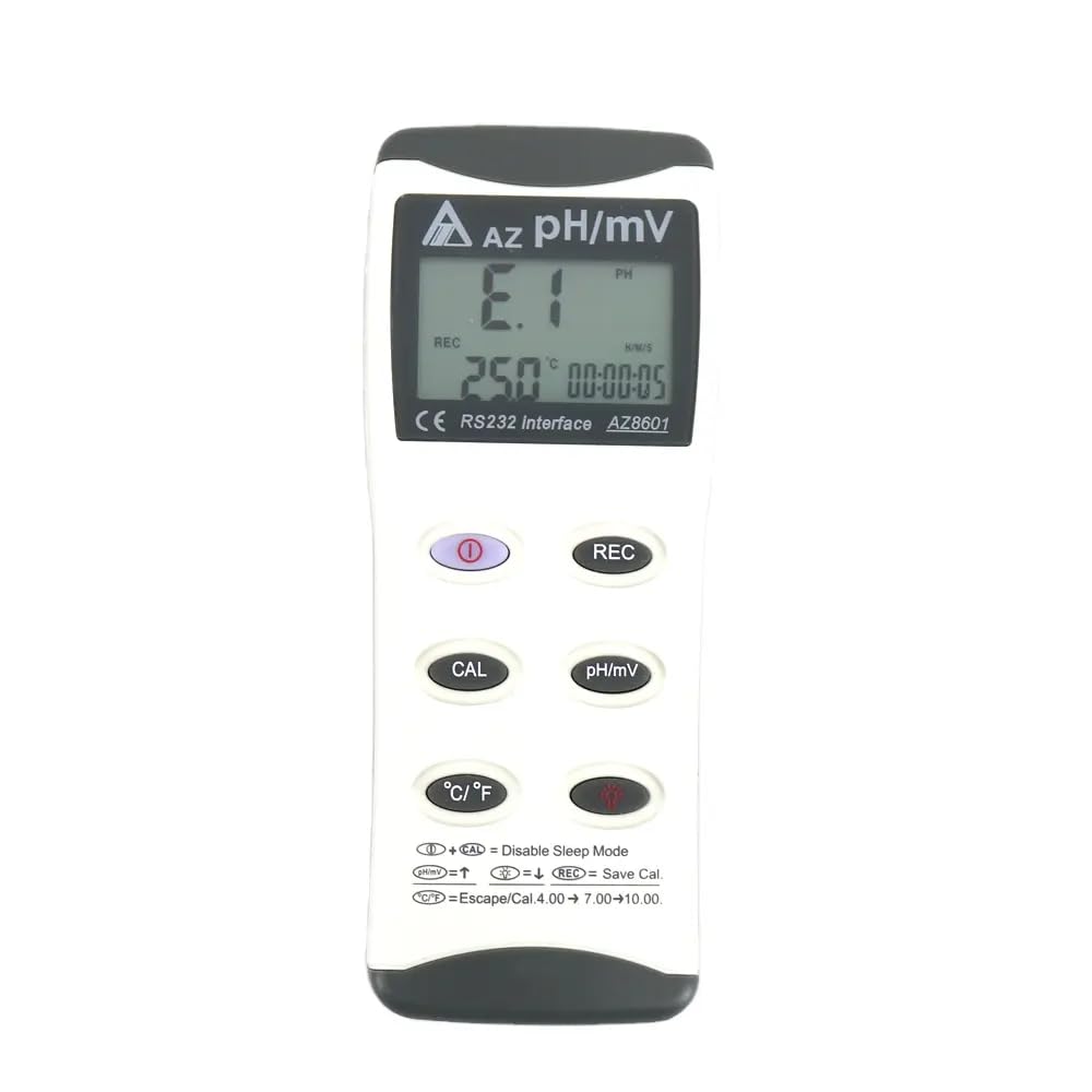 AZ8601 Portable Handel Large LCD PH Meter PH & Mv &Temperature Meter AZ-8601