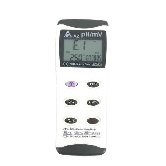 AZ8601 Portable Handel Large LCD PH Meter PH & Mv &Temperature Meter AZ-8601