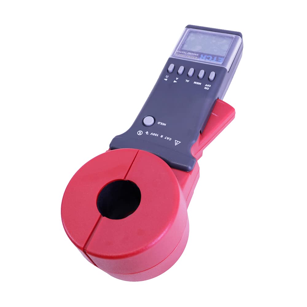 ETCR2100C+ Digital Clamp Ground Earth Resistance Tester Loop Resistance Test Resistance Range:0.01-200