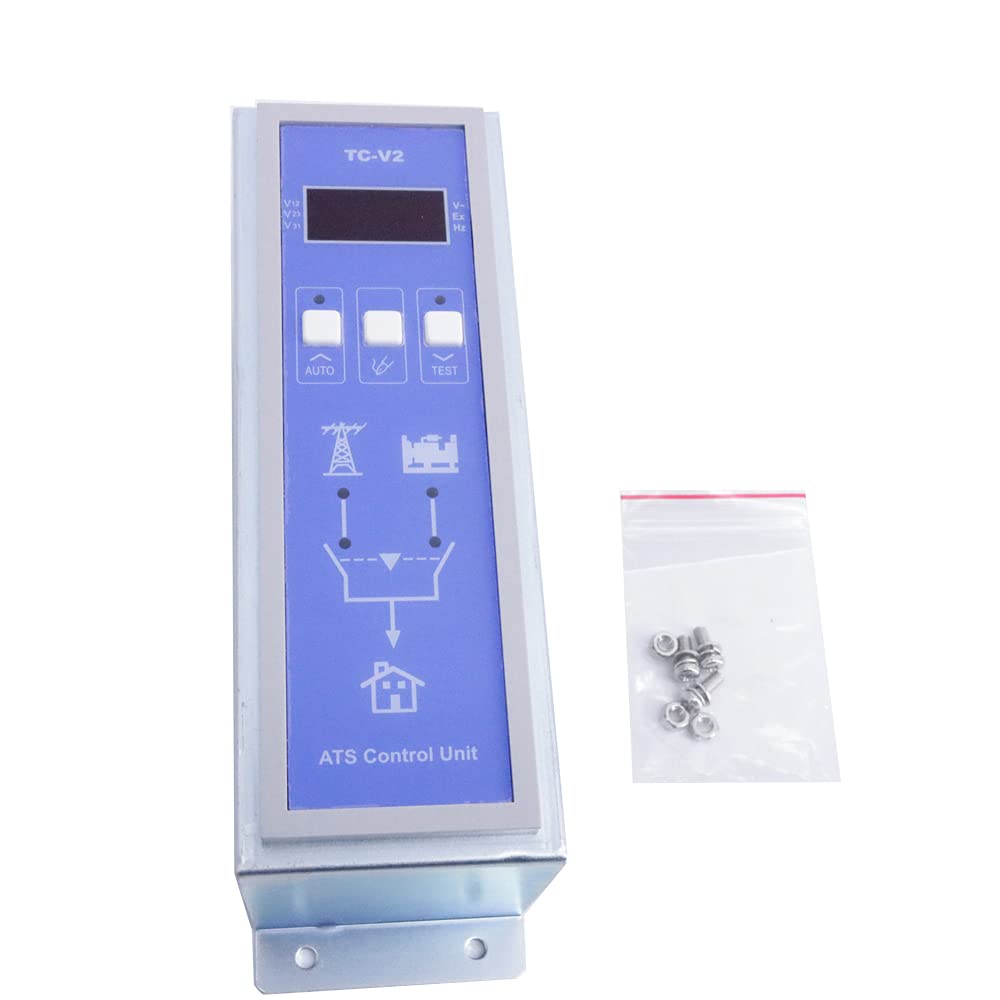 Original KUTAI TC-V2 Automatic Transfer Switch Controller Module Digital 110V to 280V ATS Controller Unit for TCS2P125/TCS3P125/TCS4P125 Generator Genset Parts