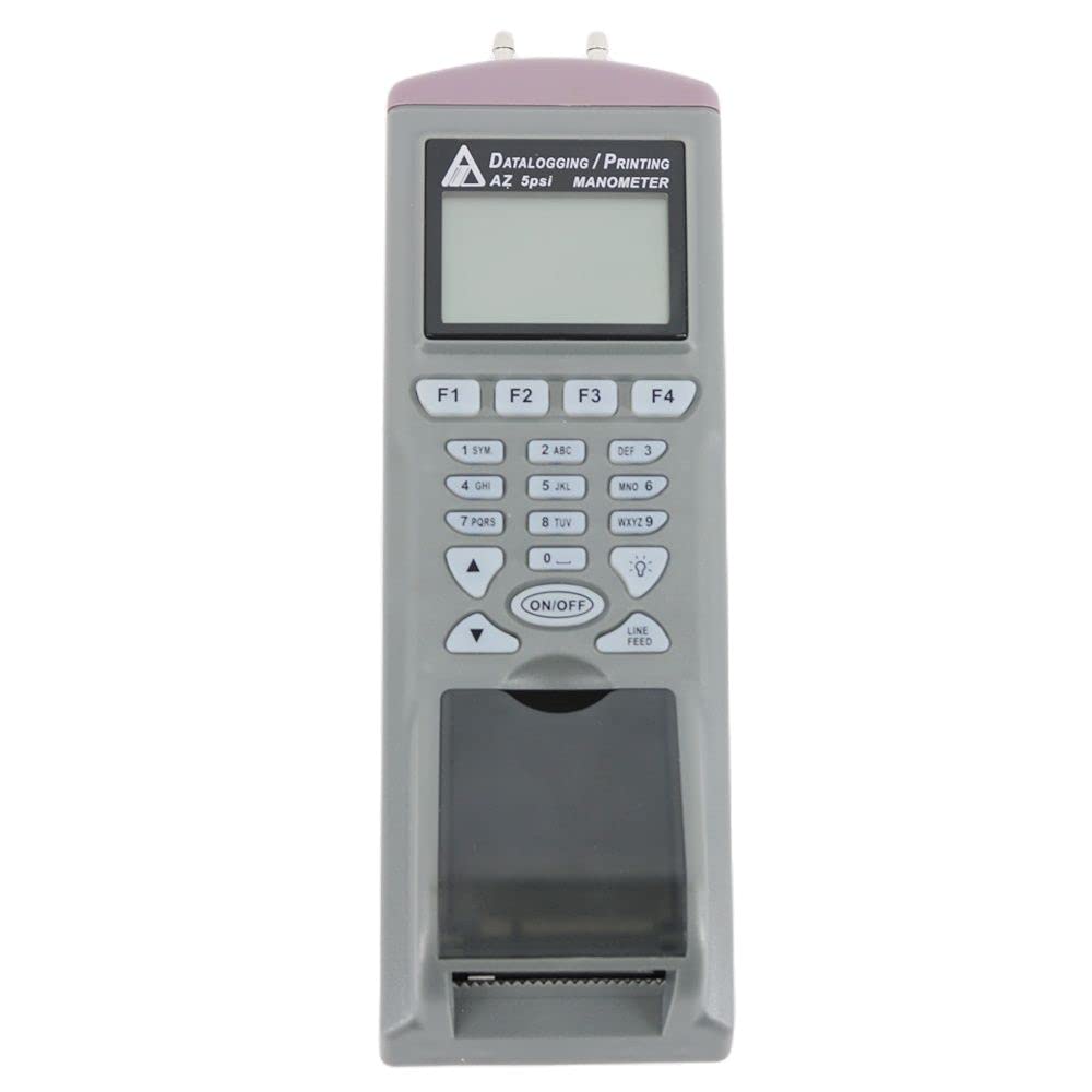 AZ9835 Pressure Meter 5psi Manometer Logger Differential Pressure Datalogging with Printer