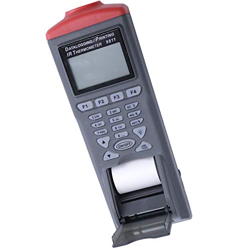 AZ9811 IR Laser Thermometer Data Logger with Printer Industrial Digital Temperature Meter Range -40~500C
