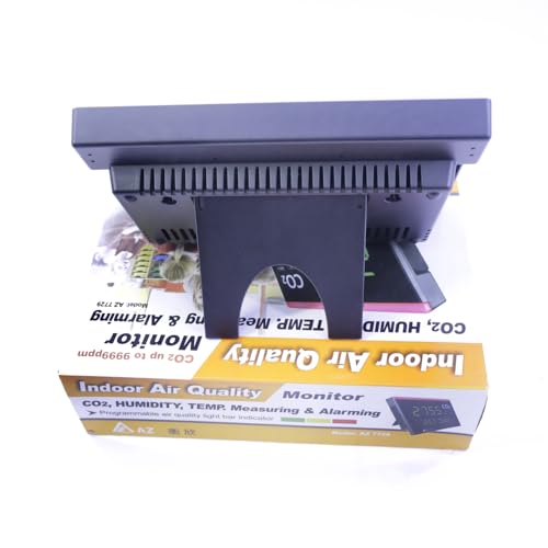 AZ7729 Wall-Mount Indoor Air Quality Meter Carbon Dioxide Monitor Humidity and Temperature Monitor CO2 Range 0~9999ppm