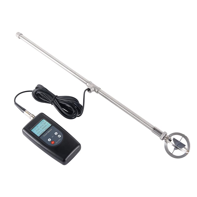 FM-100V5 Portable Water Flow Meter Open Channel Flow Velocity Tester 0.01-5.00 m/s