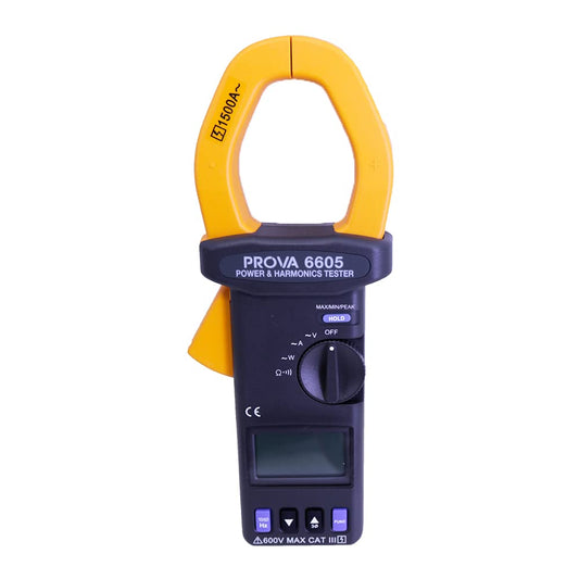 PROVA6605 Power & Harmonics Tester AC Power and Harmonic Analyzer Basic Accuracy 2.0% PROVA-6605
