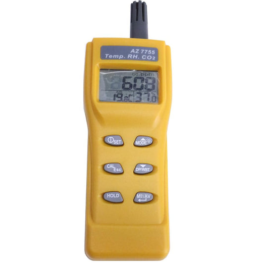 AZ7755 Handheld Indoor Air Quality Meter CO2 Gas Tester Humidity and Temperature Meter Carbon Dioxide Tester